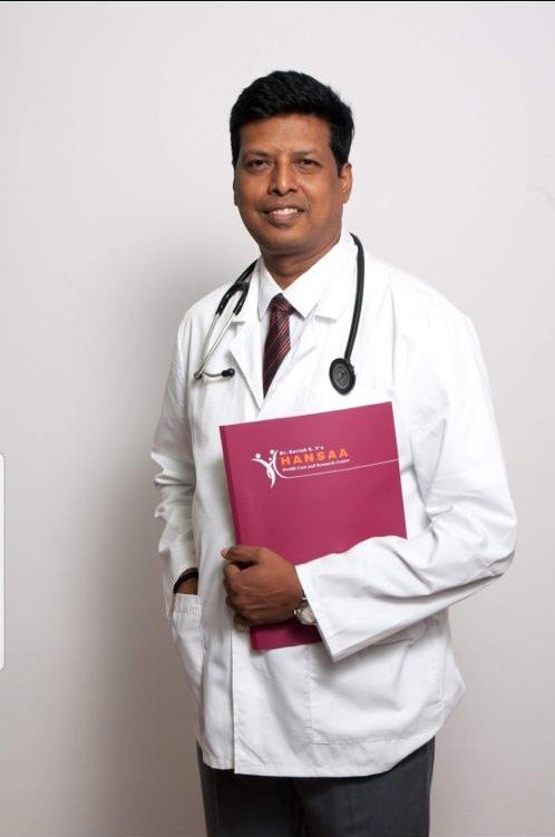 Dr. Harish K. V, Lead Consultant Physician, Clinical Cardiologist and Diabetologist at Hansaa Health Care