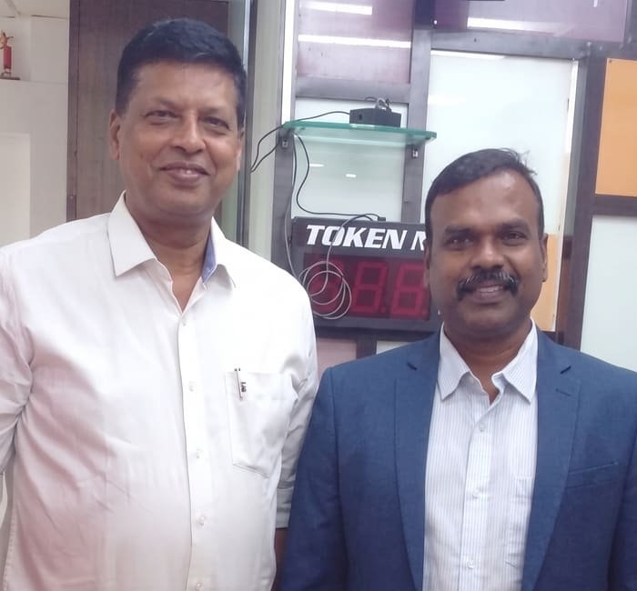 Dr. Harish K. V with P. Harishekaran